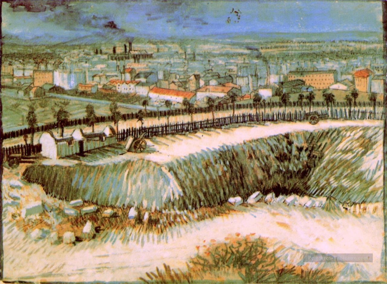 La périphérie de Paris près de Montmartre 2 Vincent van Gogh Peintures à l'huile